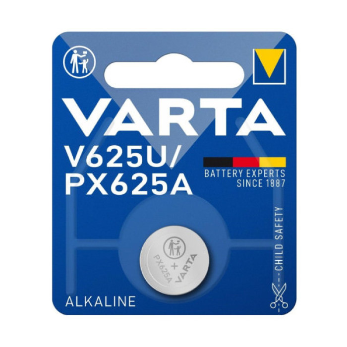 Батарейка V625U лужна (AG625, GPAX625A, EPX625G, KA625, R625, PX625A) Varta (04626101401)