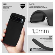 Чохол до мобільного телефона Armorstandart Matte Slim Fit Google Pixel 9 Camera cover Black (ARM74687)