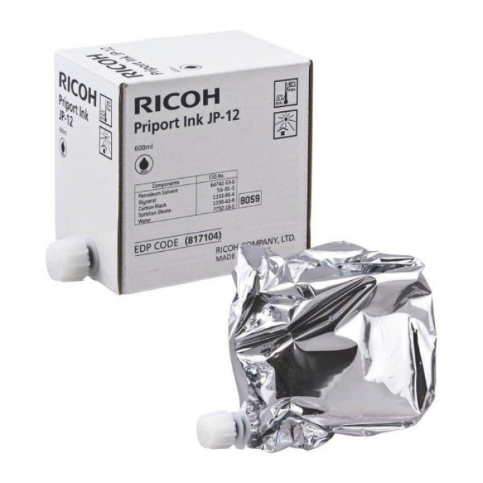 Чорнило Ricoh CPI7BLK 600ml JP12, 5pack (817104*5)