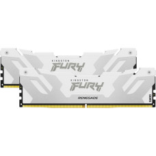 Модуль пам'яті для комп'ютера DDR5 32GB (2x16GB) 6400 MHz Renegade White XMP Kingston Fury (ex.HyperX) (KF564C32RWK2-32)