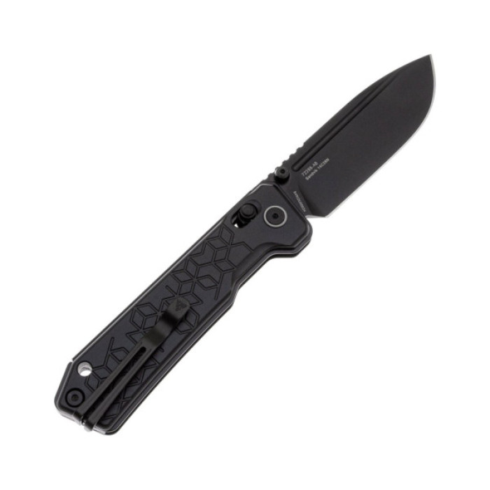 Ніж SRM Rubik, Sandvik 14C28N, алюміній, чорний (7228B-AB)