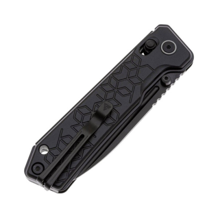 Ніж SRM Rubik, Sandvik 14C28N, алюміній, чорний (7228B-AB)