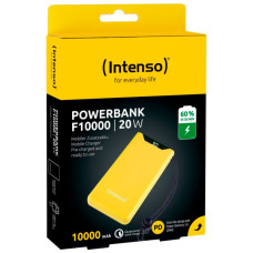 Батарея універсальна Intenso F10000 10000mAh QC/3.0 yellow (7332039)