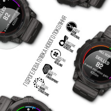 Плівка захисна Armorstandart Garmin Fenix 7X Sapphire Solar 51mm 6 pcs (ARM85997)