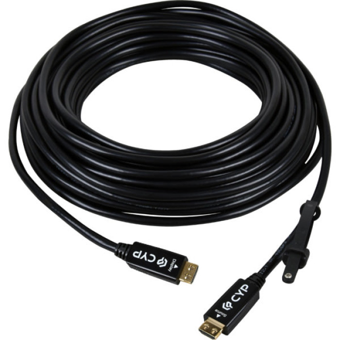 Кабель мультимедійний HDMI M to HDMI M 15.0m active optic 8K Cypress (CBL-FH510-015)
