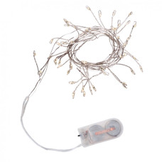 Гірлянда YES! Fun Кластер на мідному дроті 50 LED Холодно-біла 1 м Статична Батарейки (975018)