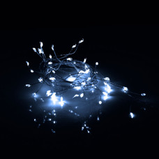 Гірлянда YES! Fun Кластер на мідному дроті 50 LED Холодно-біла 1 м Статична Батарейки (975018)