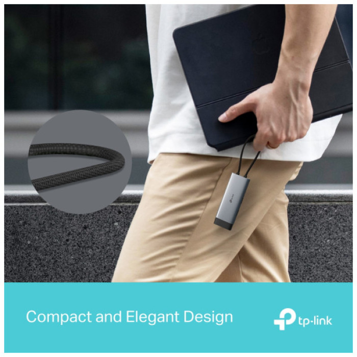 Порт-реплікатор TP-Link USB Type-C 5-в-1 (UH5020C)