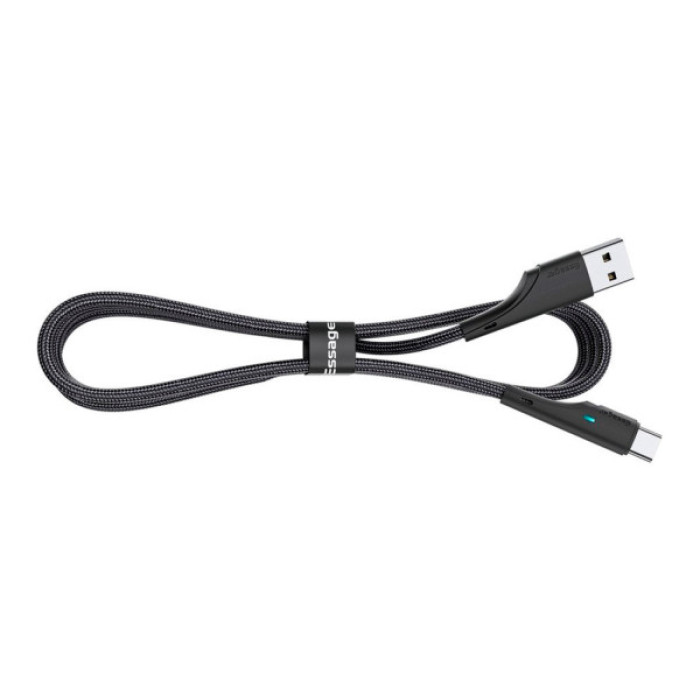 Дата кабель USB 2.0 AM to USB-C 3.0m black Essager (EXCT-LSC01)