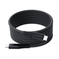 Дата кабель USB-C to USB-C 1.2m 240W magnetic black Choetech (XCC-1051-BK)