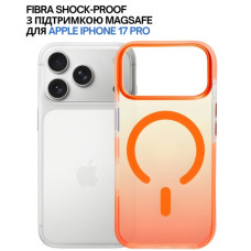 Чохол до мобільного телефона BeCover FIBRA Shock-Proof MagSafe Apple iPhone 17 Pro Orange (715465)