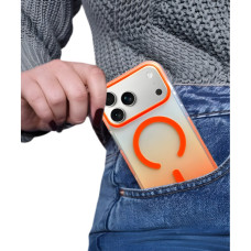 Чохол до мобільного телефона BeCover FIBRA Shock-Proof MagSafe Apple iPhone 17 Pro Orange (715465)