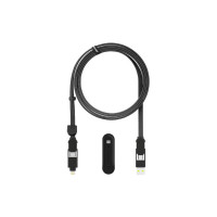 Дата кабель 6in1 inCharge XL 3.0m black Rolling Square (XLL01R)