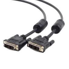 Кабель мультимедійний DVI M to DVI M 5.0m 18+1pin Viewcon (VC-DVI-104-5m)