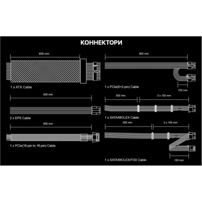 Блок живлення MSI 650W (MAG A650BNL WHITE)