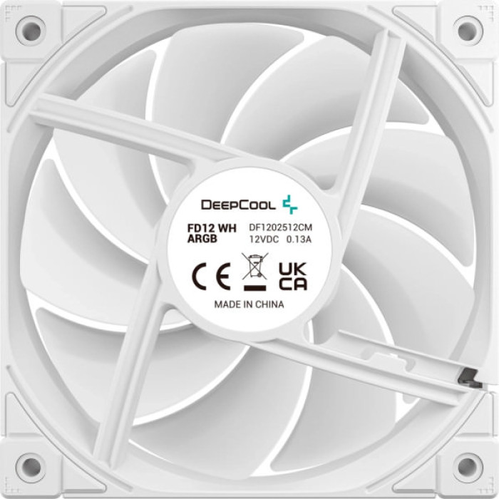 Кулер до корпусу Deepcool FD12 ARGB WH-3 IN 1 (R-FD12-WHAPN3-G)