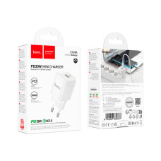 Зарядний пристрій HOCO C149A Charm 1xUSB-C PD30W + 1xUSB QC3.0 White (6942007630337)