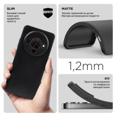 Чохол до мобільного телефона Armorstandart Matte Slim Fit ZTE Blade A76 5G Camera cover Black (ARM90122)