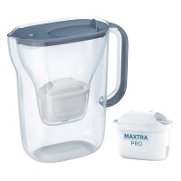 Фільтр-глечик Brita Style Essential MXPro 2.4л + 3 картриджа сіро-блакитний (1058103)