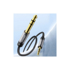 Кабель мультимедійний 3.5mm M to 6.5mm M 1.2m Essager (EYPMM-XL0G-P)