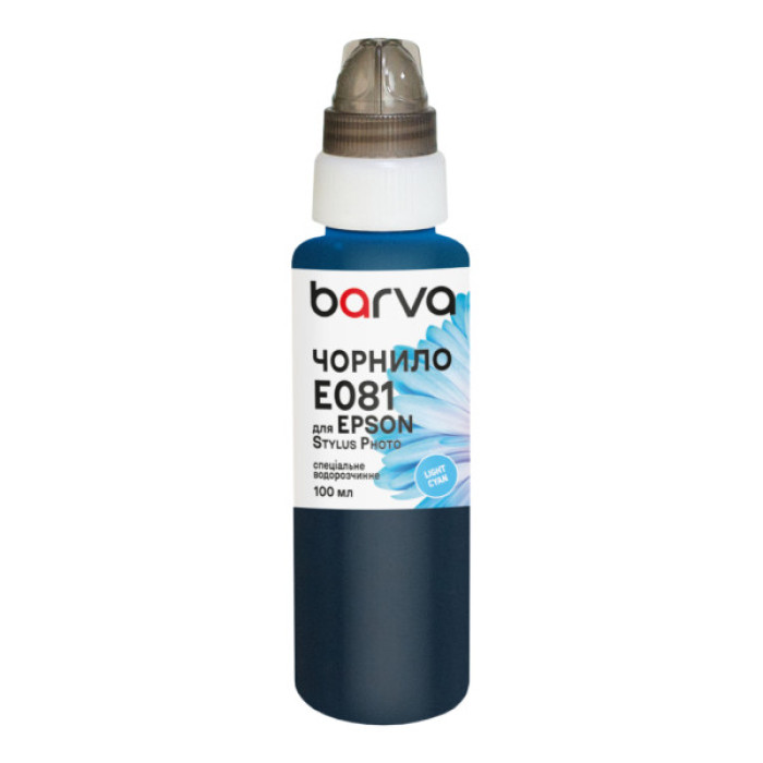 Чорнило Barva Epson T0485/T0805/T0815 100 мл, special, light cyan (E081-328e)