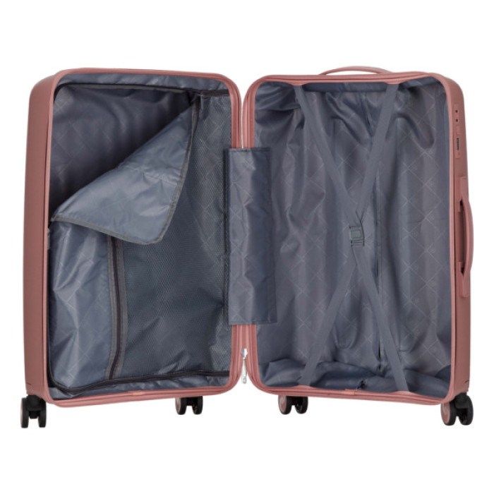 Набір валіз 2E M7979 (L+M+S) рожево-золотий (2E-PP-M7979-SET3-RG)