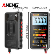 Цифровий мультиметр ANENG M119, V, A, R, C, T, F, функція hFE (M119)