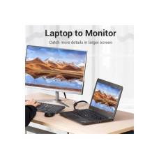 Кабель мультимедійний DVI M to DVI M 8.0m 24+1pin 2K60Hz ferrite Vention (EAEBK)