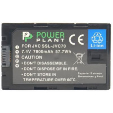 Акумулятор до фото/відео PowerPlant JVC SSL-JVC70, 7800mAh (CB970063)