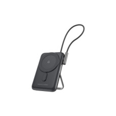 Батарея універсальна Choetech Magnetic Wireless 10000mAh 20W, PD, Qi-15W, USB-C In/Out, build-in cabel, Black (B735-CCBK)