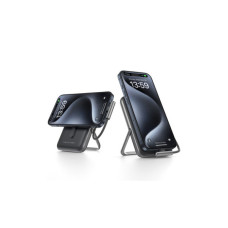 Батарея універсальна Choetech Magnetic Wireless 10000mAh 20W, PD, Qi-15W, USB-C In/Out, build-in cabel, Black (B735-CCBK)