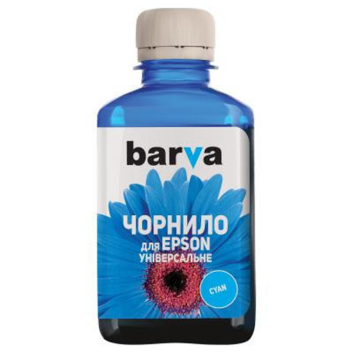 Чорнило Barva Epson universal 1, water-soluble, 180г CYAN (EU1-452)