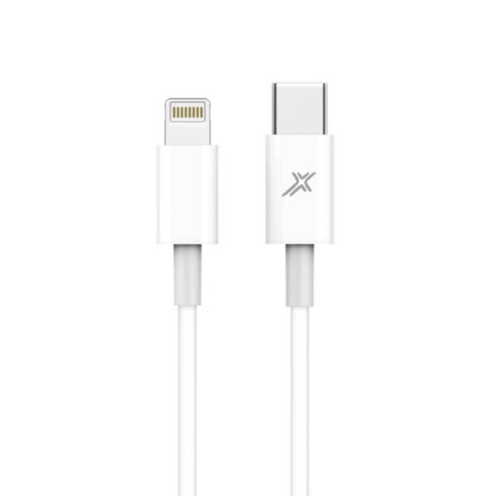 Дата кабель USB-C to Lightning 1.0m12W CL-03W White Grand-X (CL-03W)