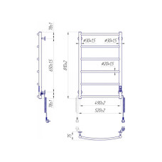 Сушарка для рушників MARIO Класік НР-І (2.3.0115.10.P)
