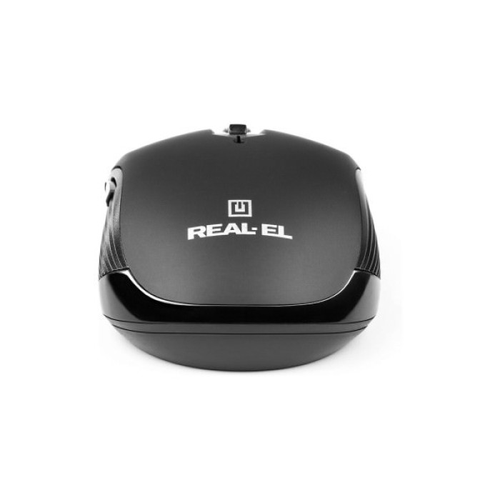 Мишка REAL-EL RM-331W Wireless Black (EL123200044)