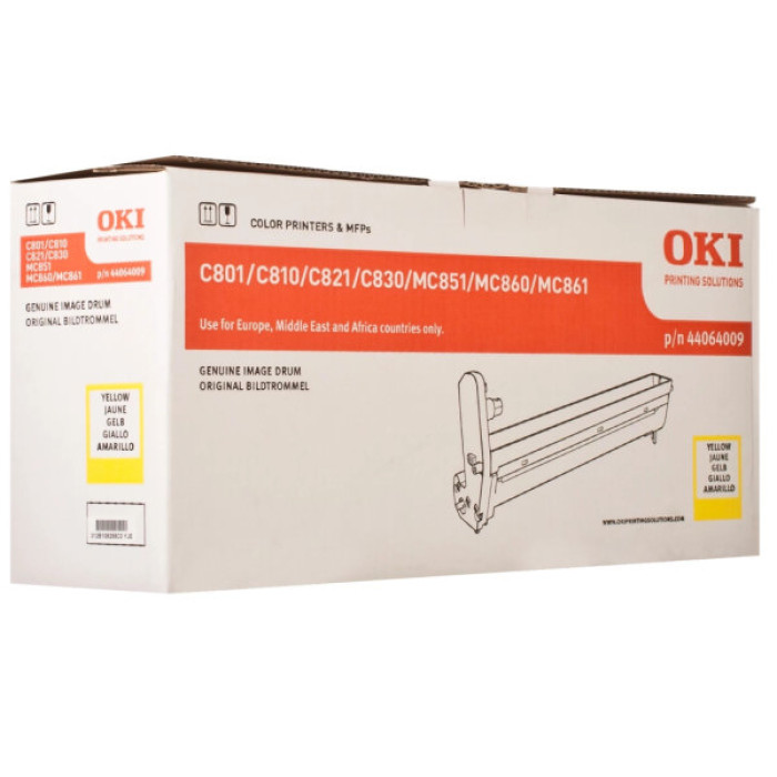 Фотокондуктор OKI C810/830/MC860/C801/C821 Yellow (44064009)