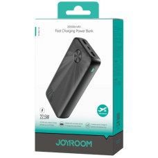 Батарея універсальна JOYROOM 20000mAh 22,5W PD, QC/3.0, 2*USB-A, USB-C In/Out Black (JR-PBF16)