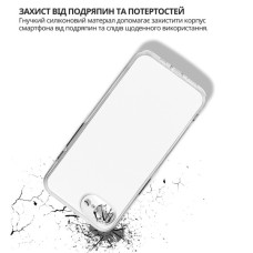 Чохол до мобільного телефона BeCover Apple iPhone 17e Transparent (715147)