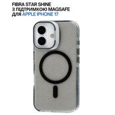 Чохол до мобільного телефона BeCover FIBRA Star Shine MagSafe Apple iPhone 17 Black (715411)