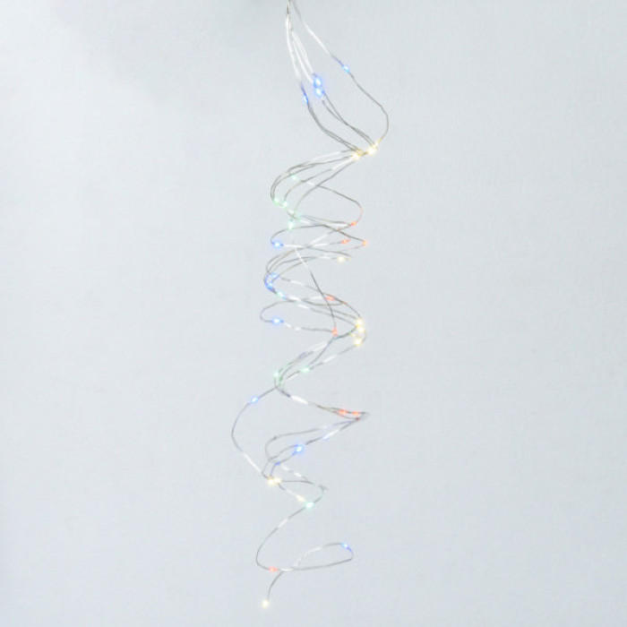 Гірлянда YES! Fun Пучок на мідному дроті 50 LED Різнокольорова 1 м Статична На батарейках (975014)