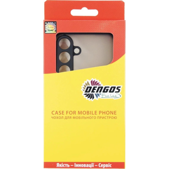 Чохол до мобільного телефона Dengos Matte Samsung Galaxy S25 FE Black (DG-TPU-MATT-169)