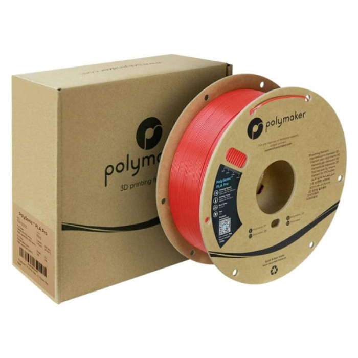 Пластик для 3D-принтера Polymaker PLA PRO HIGH SPEED TOUGH 1,75mm RED 1kg (PA13005)