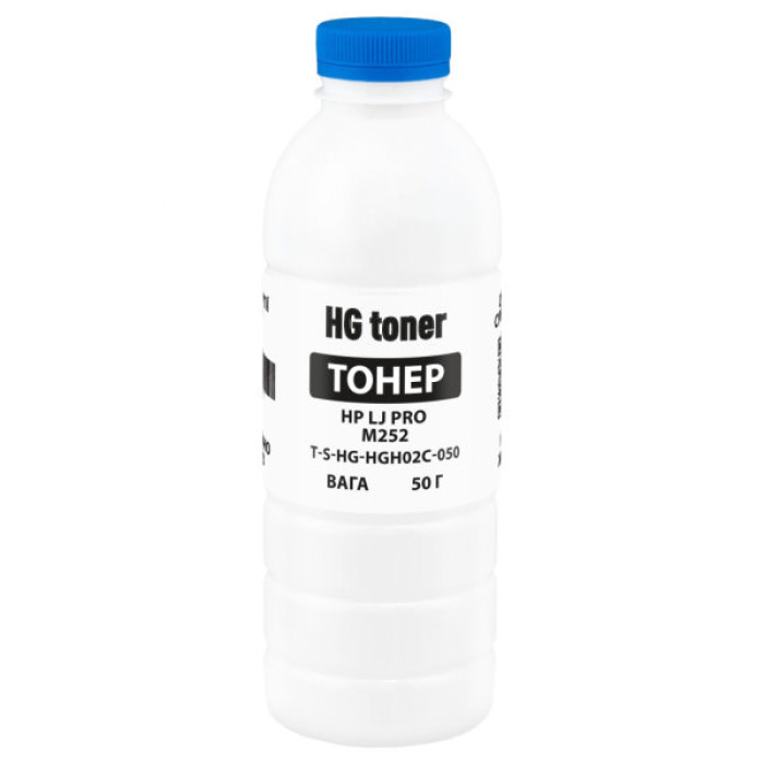 Тонер HP CLJ Pro M252 50г, cyan HG (TSM-HGH02C-050)