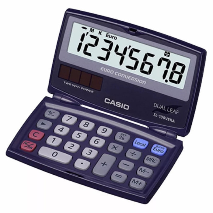 Калькулятор Casio SL-100VERA-WA-E, чорний (CALC-CAS-SL-100VERA)