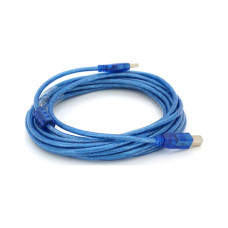 Кабель для принтера USB 2.0 AM/BM 5.0m ferrite blue Ritar (YT-AM/BM-5.0TBL)