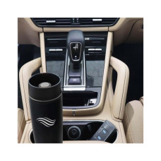 Термокружка Tavialo матовий чорний колір + 2 ущільнювальних кільця 460 мл (190460101)