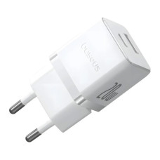 Зарядний пристрій Baseus 1xUSB-C 20W + 1xUSB white + cable USB-C to USB-C 60W 1.0m (P10111608213-01)