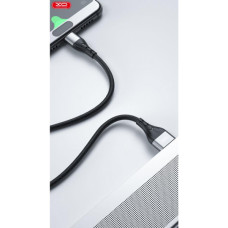 Дата кабель USB 2.0 AM to Lightning 1.0m 2.4A double-side grey XO (NB188-L-1-GR)