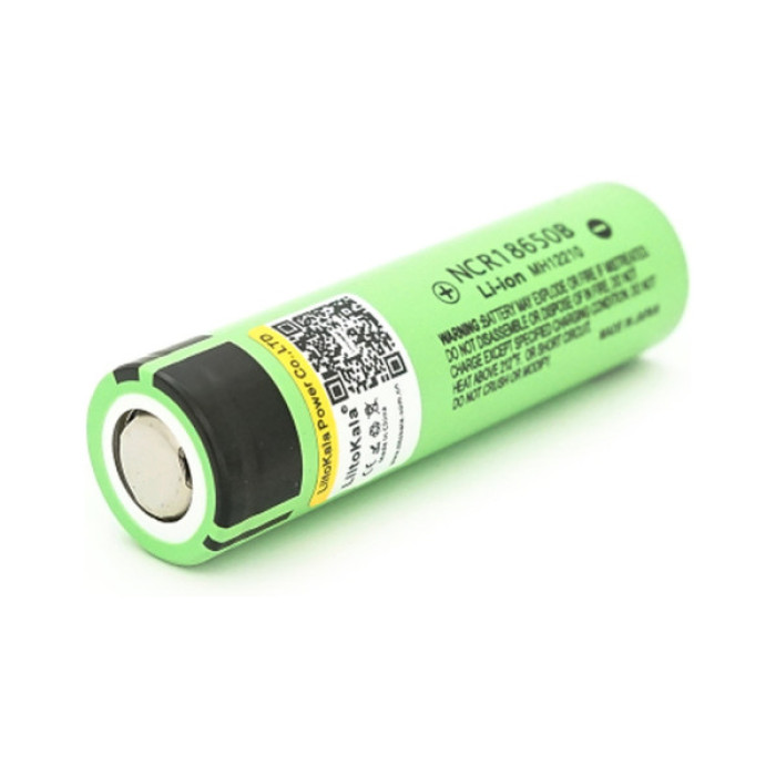 Акумулятор 18650 3400mah (3200-3400mah), 3.7V(2.75-4.2V), Green Liitokala (Lii-34B)