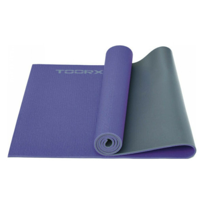 Килимок для йоги Toorx Yoga PVC 173 х 60 х 0,6 см Viola/Antracite (MAT-177) (931139)